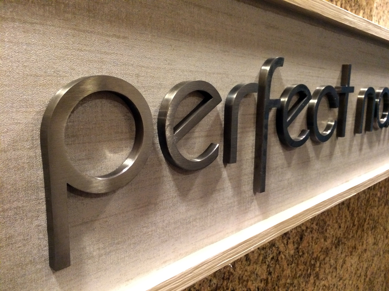 不锈钢字、精品不