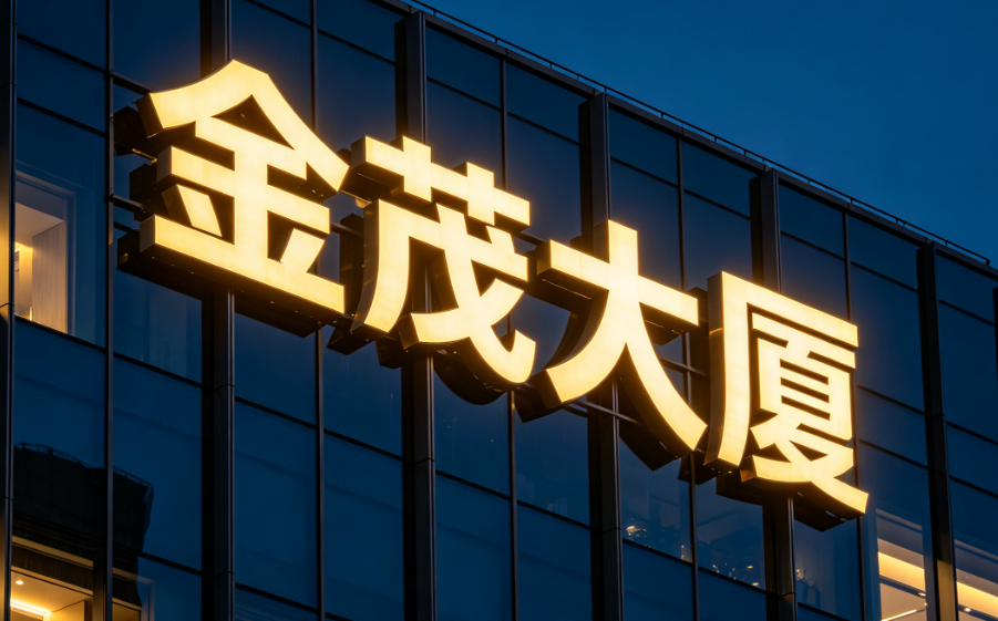楼顶大字、楼体发光字生产制作厂家推荐